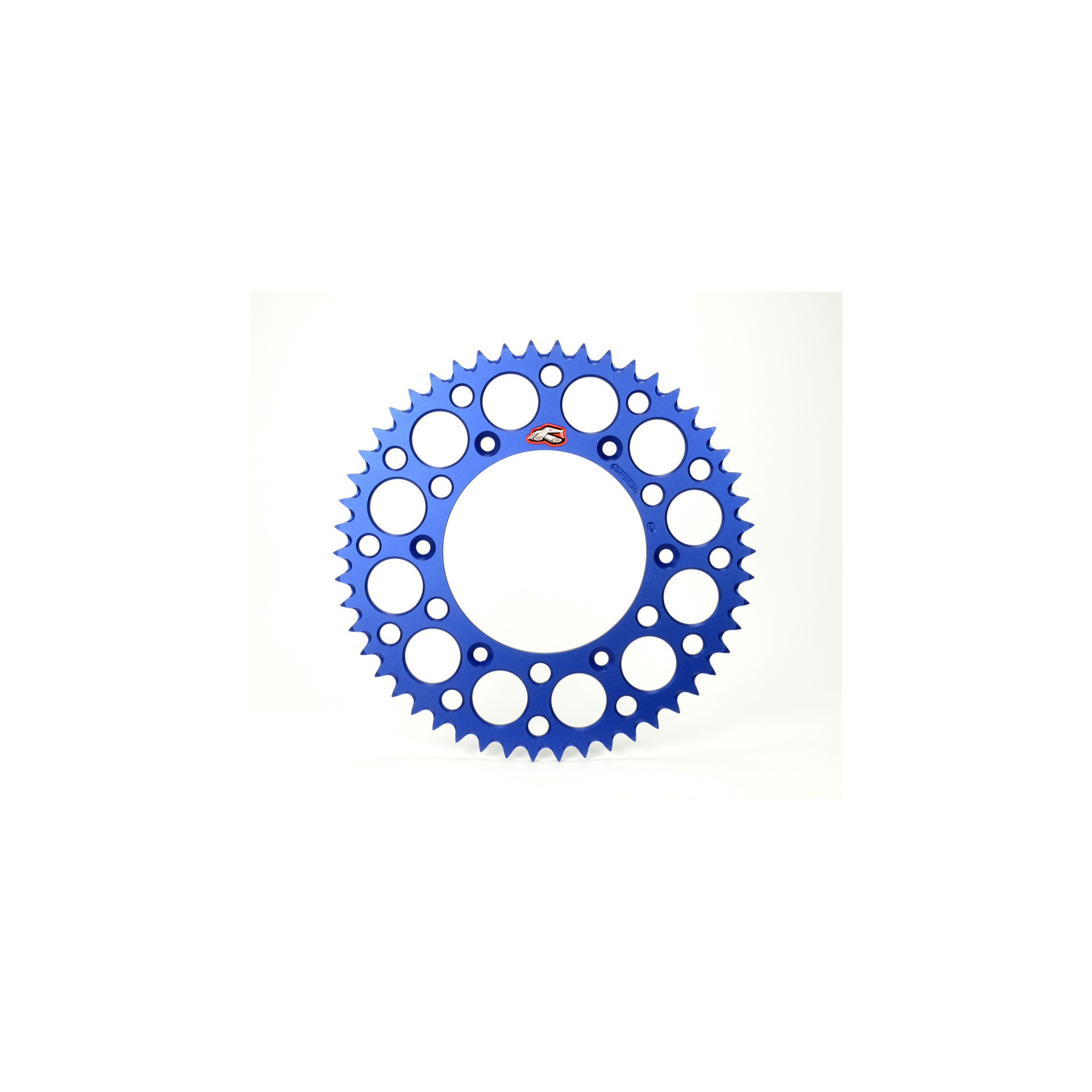 RENTHAL REAR SPROCKET BLUE Grvd Pkd