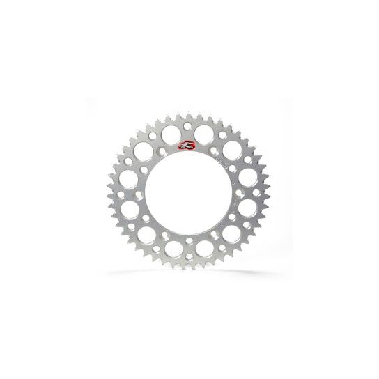 RENTHAL REAR SPROCKET SILVER Grvd Pkd