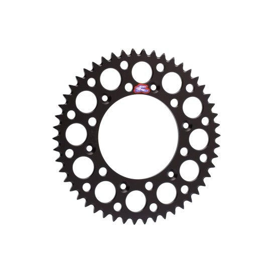 RENTHAL REAR SPROCKET BLACK Grvd Pkd