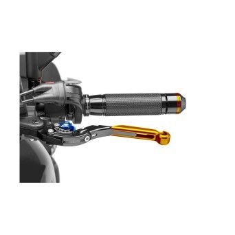 PUIG MANETE DE EMBRAIAGEM EXTENSIVEL 2.0 DOURADO C/AFIN.AZUL