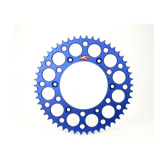 RENTHAL REAR SPROCKET BLUE Grvd Pkd