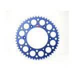 RENTHAL REAR SPROCKET BLUE Grvd Pkd