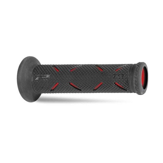 PROGRIP PUNHOS 717 SUPERBIKE PRETO/VERMELHO