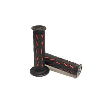 PROGRIP PUNHOS 724 SUPERBIKE PRETO/VERMELHO