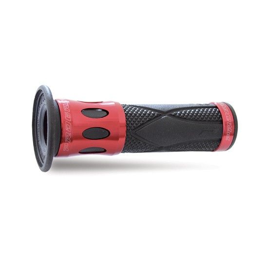 PROGRIP GRIPS 728 ANODIZED RED OPEN