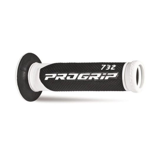 PROGRIP GRIPS 732 SUPERBIKE WHITE/BLACK