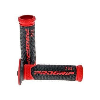 PROGRIP PUNHOS 732 SUPERBIKE VERMELHO/PRETO