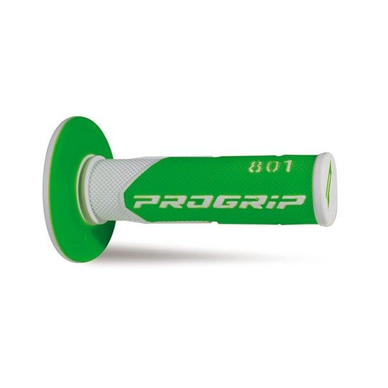 PROGRIP PUNHOS 801 MX BRANCO/VERDE FLUOR