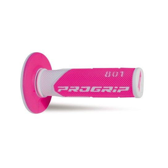 PROGRIP PUNHOS 801 MX BRANCO/FUXIA FLUOR