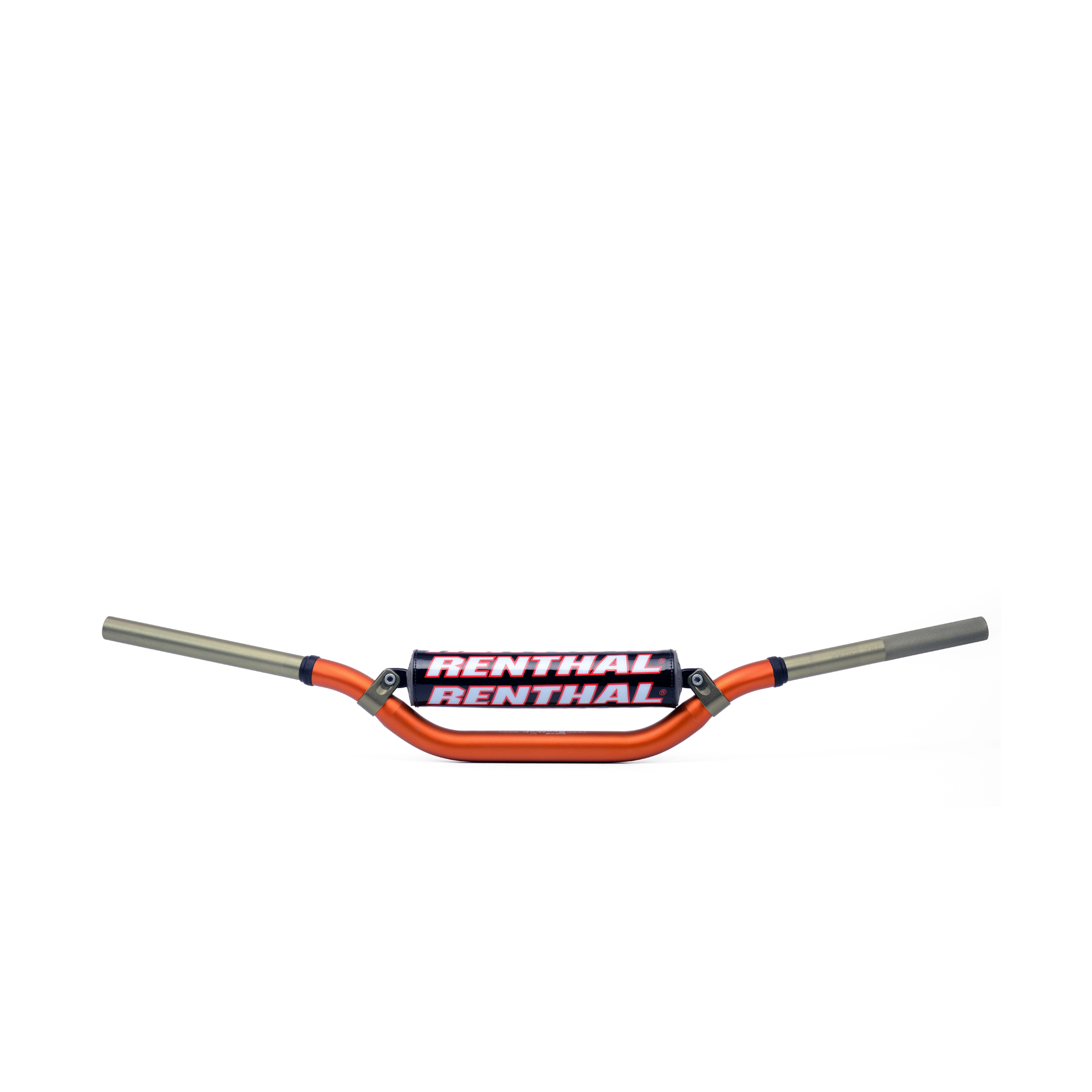 RENTHAL HANDLEBAR TWINWALL ORANGE - PADDED