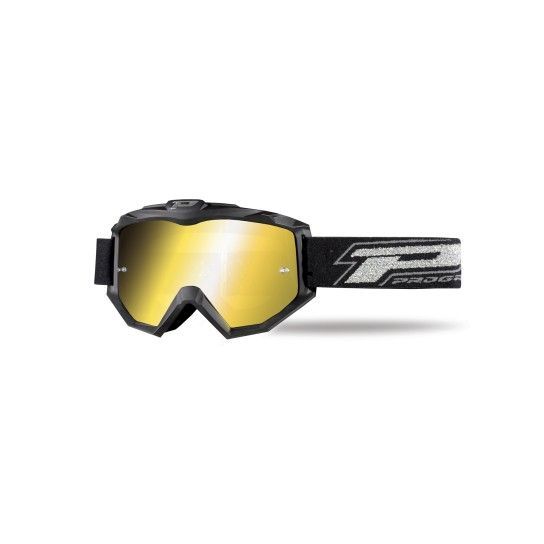 PROGRIP GAFAS 3204 NEGRO MATT ESPEJO AMARILLO