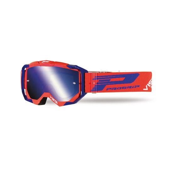 PROGRIP GAFAS 3303 FLUO ROJO/AZUL