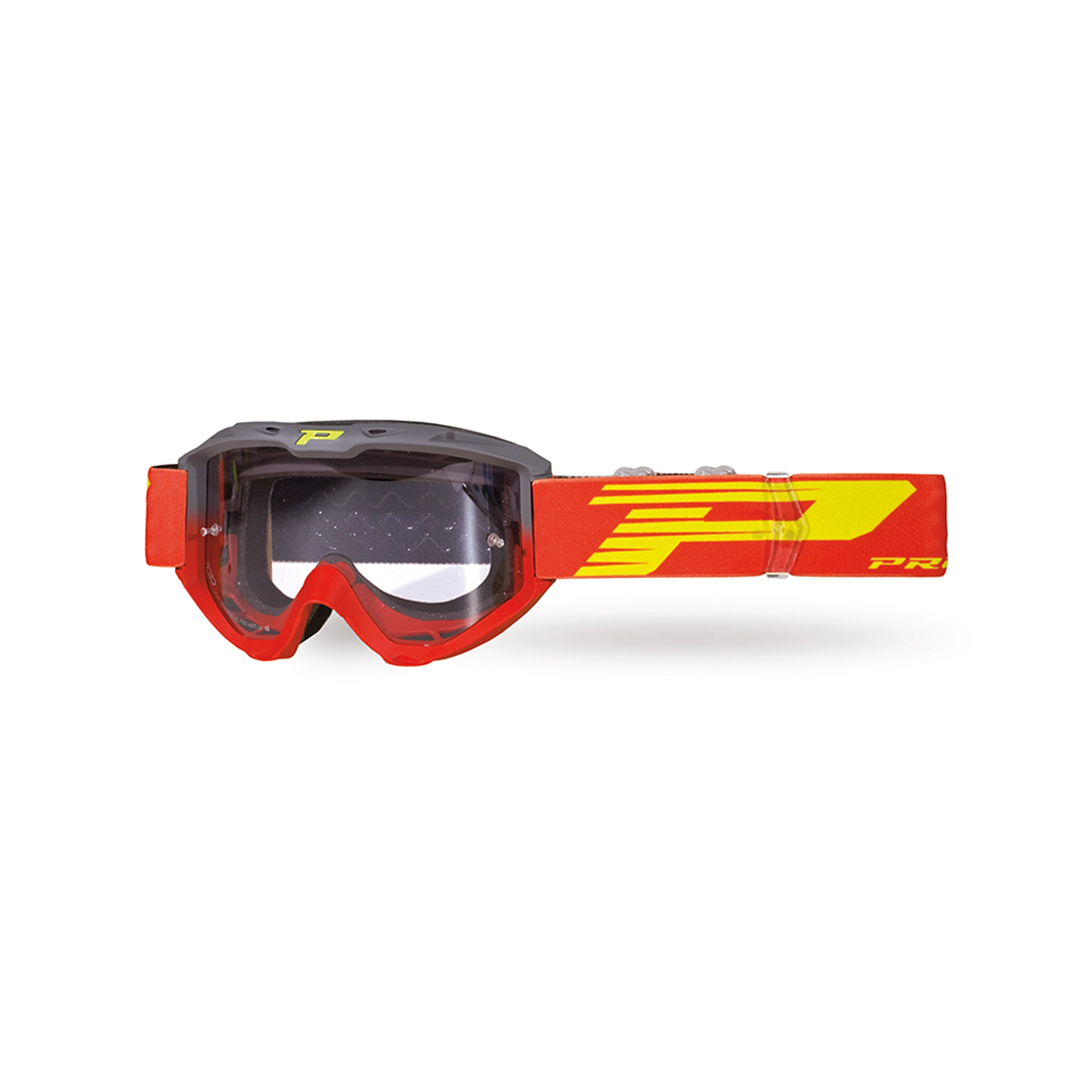 PROGRIP 3450 RIOT LS GOGGLES GREY/RED 3298