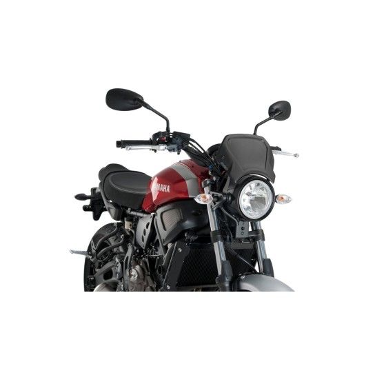 PUIG YAMAHA XSR700 2016 PLACA FRONTAL ALUMINIO PRETO