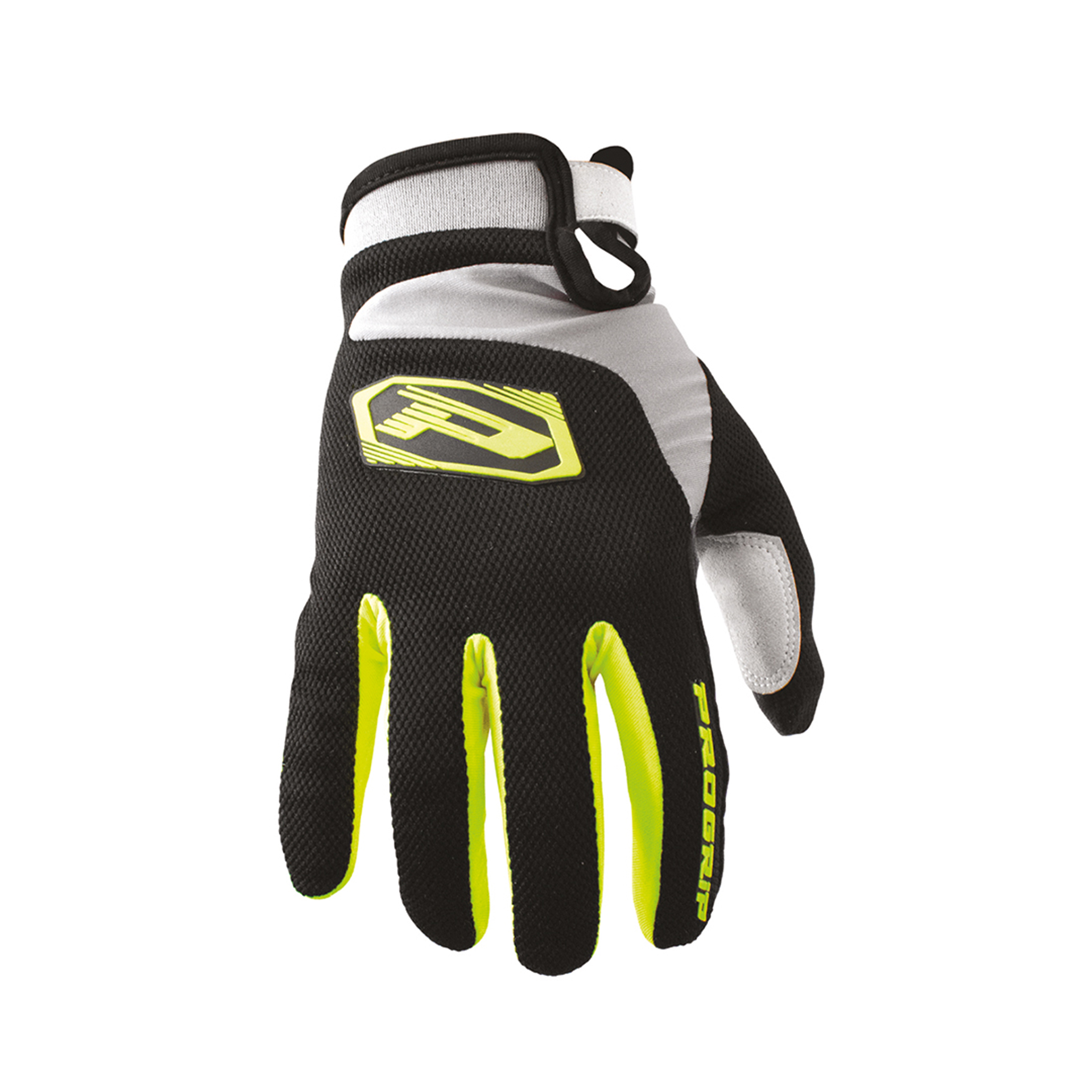 PROGRIP GLOVES 4010 AIRTECH YELLOW FLUO/BLACK/GREY - S