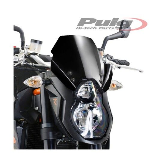 PUIG KTM 990 SUPERDUKE/R 07-13 VISEIRA NEW GENERATION PRETA