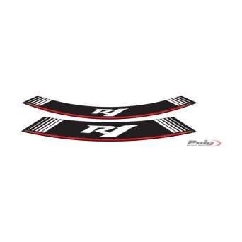 PUIG YZF-R1 FITAS DE RODA PERSONALIZADAS PRATEADO