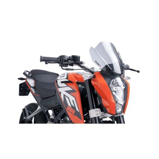 PUIG KTM 125 DUKE 2012 PARABRISAS NAKED FUMADA