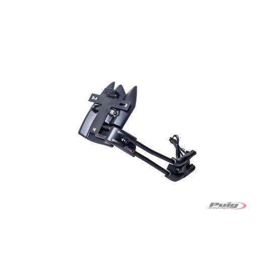 PUIG T-MAX 530 2012 SUPORTE MATRICULA PRETO MATE