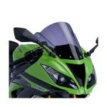 PUIG ZX-6R 636 2009-14/ZX10R 2008-10 VIDRO RACING FUMADO ESC PUIG ZX-6R 636 2009-14/ZX10R 2008-10 VIDRO RACING FUMADO ESC