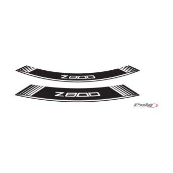 PUIG Z800 FITAS DE RODA PERSONALIZADAS BRANCO