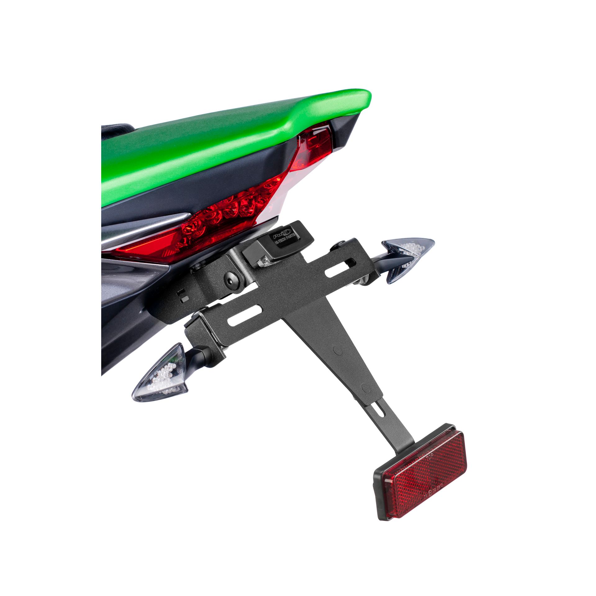 PUIG Z1000 SUPORTE MATRICULA PRETO PUIG Z1000 SUPORTE MATRICULA PRETO