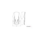 PUIG VIESTE125/300 2021 PARABRISAS V-TECH LINE TOURING TRANS PUIG VIESTE125/300 2021 PARABRISAS V-TECH LINE TOURING TRANS