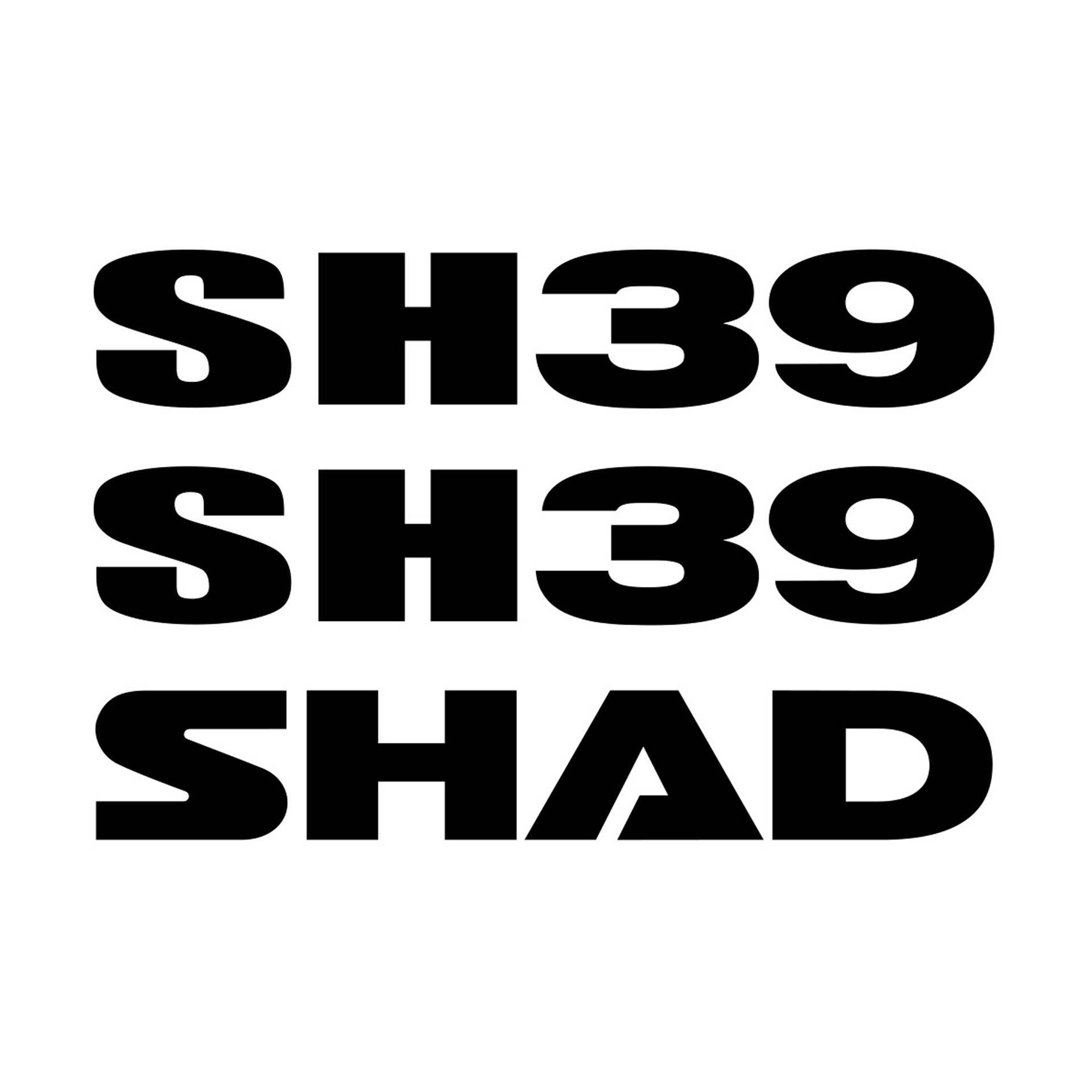 SHAD STICKER SH39 SHAD STICKER SH39