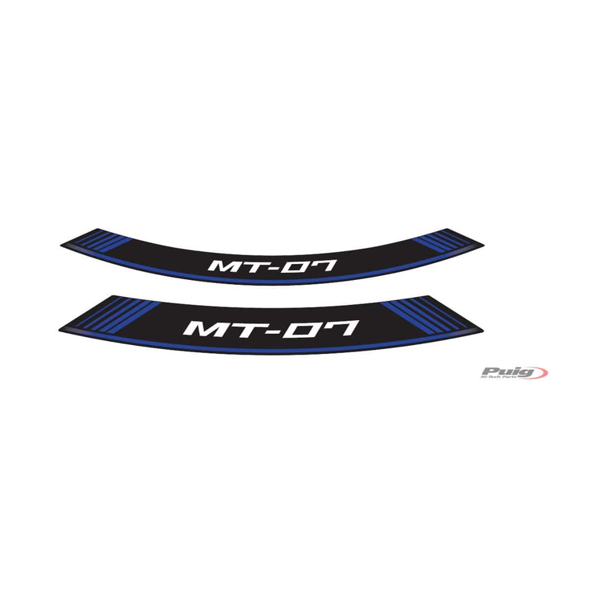 PUIG MT-07 FITAS DE RODA PERSONALIZADAS AZUL PUIG MT-07 FITAS DE RODA PERSONALIZADAS AZUL