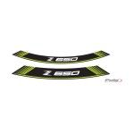 PUIG Z650 2017 FITAS DE RODA PERSONALIZADAS VERDE PUIG Z650 2017 FITAS DE RODA PERSONALIZADAS VERDE