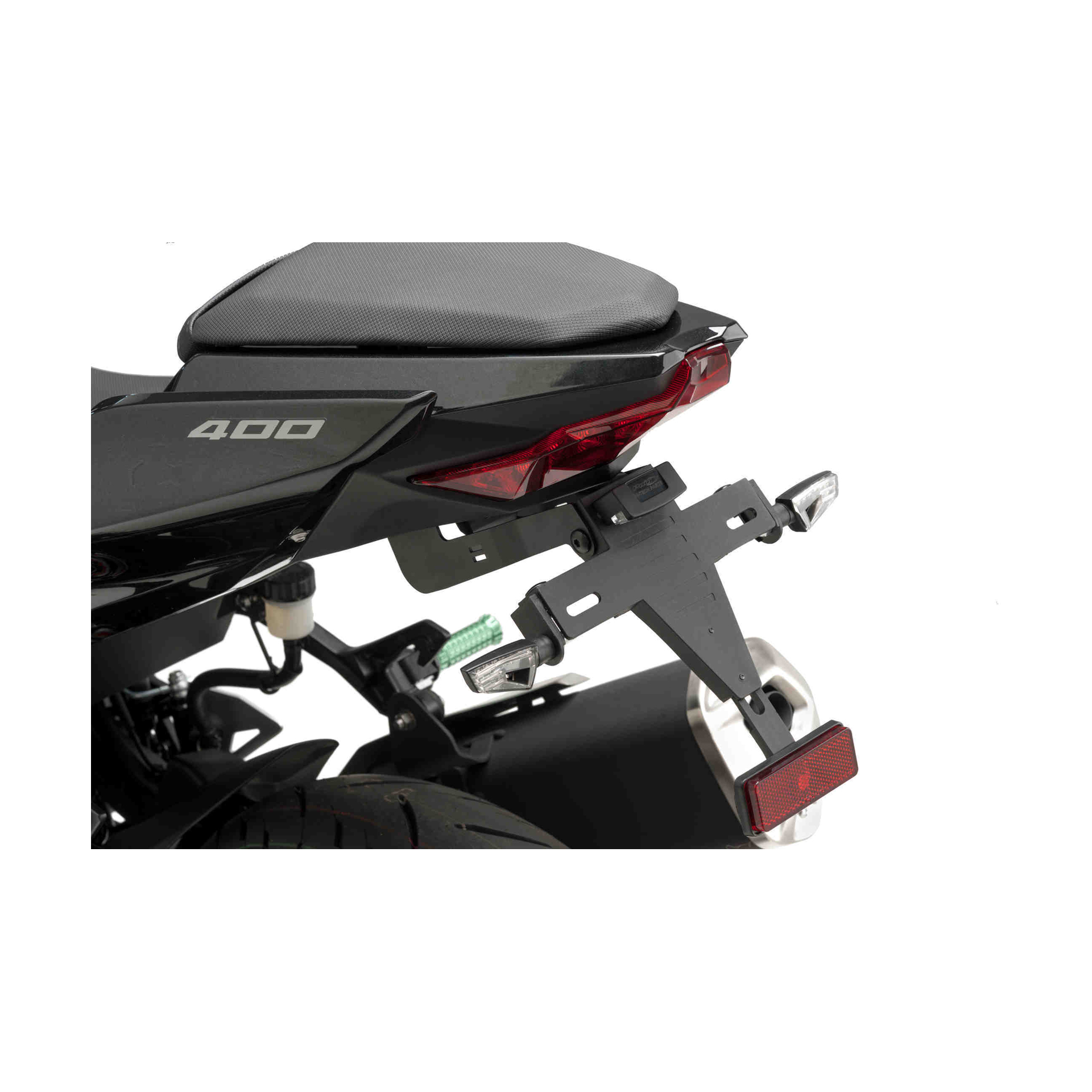 PUIG NINJA 400 2018 SUPORTE MATRICULA PRETO PUIG NINJA 400 2018 SUPORTE MATRICULA PRETO