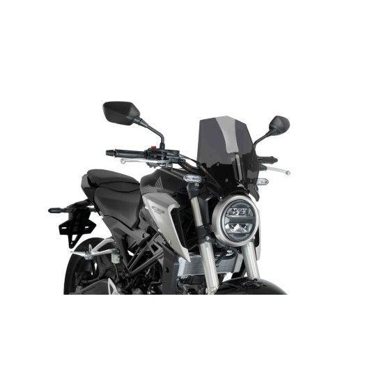 PUIG CB125R 2018 WINDSHIELD NAKED FG SMOKE