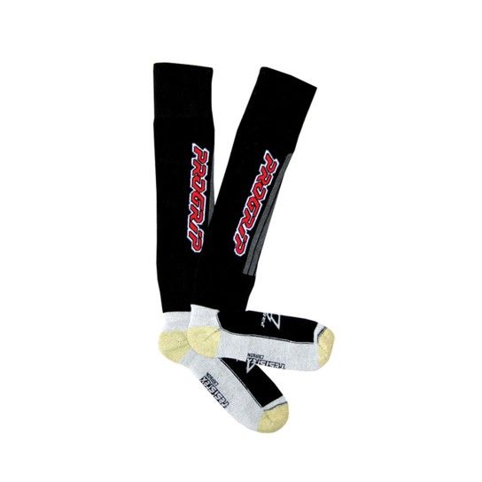 PROGRIP BLACK SOCKS RACE HEAVY PRETO/CINZA L-XL