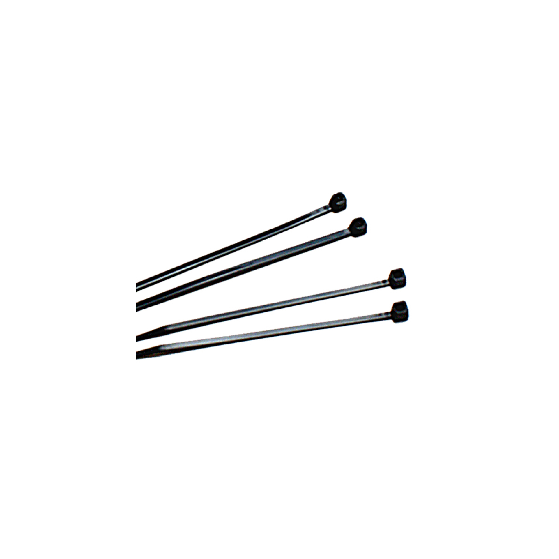 OXFORD ABRA�ADEIRAS 3.6 X 200MM PRETAS 100 UNIDADES