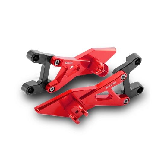 PAIR REAR FOOTPEGS RED - TNT 125