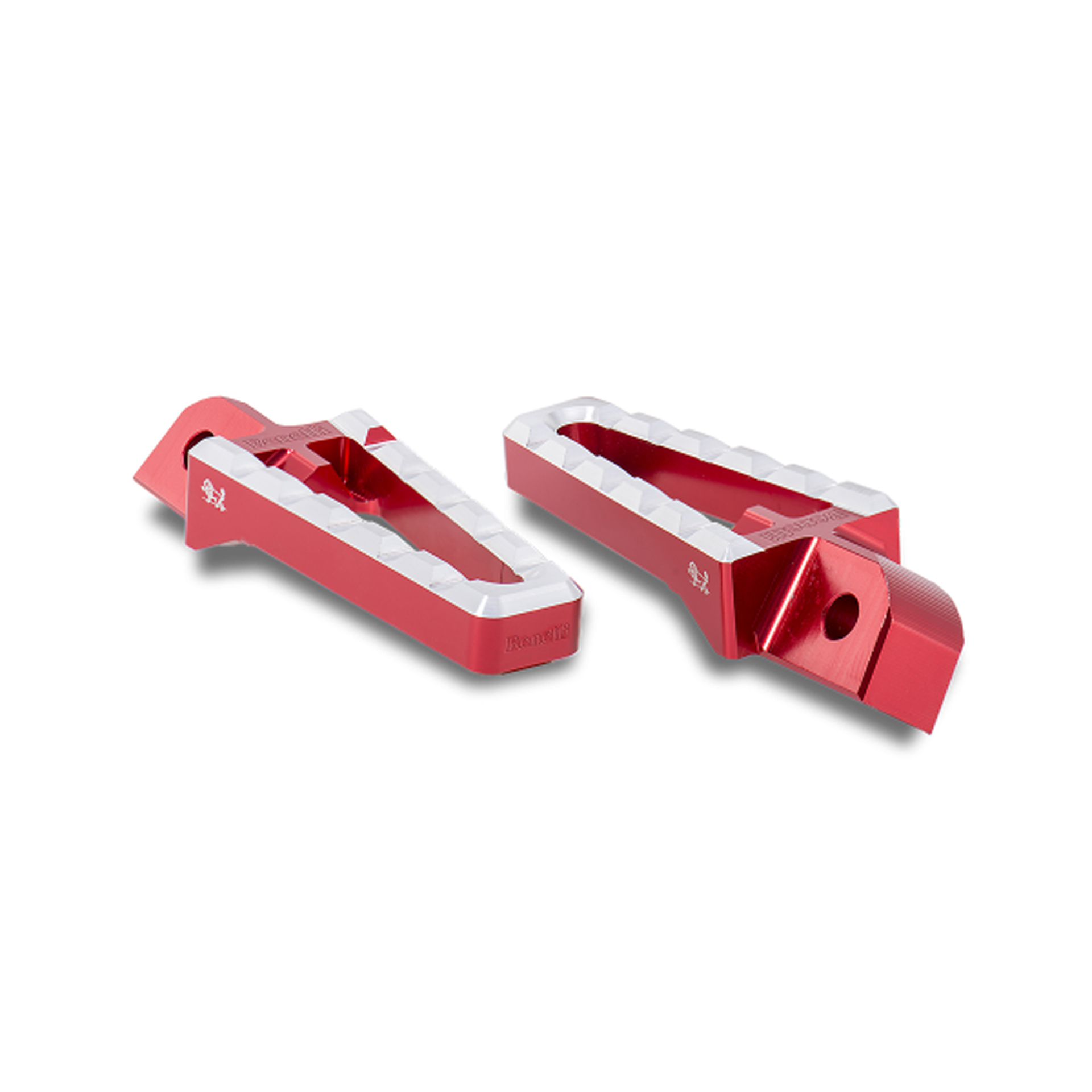 PAIR REAR FOOTPEGS RED - TNT 125