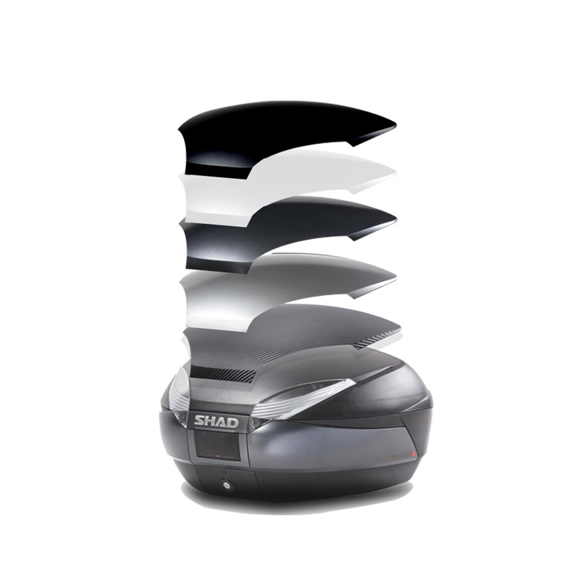 SHAD MALETA SH48 GRIS OSC SMART LOCK SHAD MALETA SH48 GRIS OSC SMART LOCK