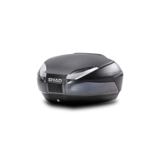 SHAD SH48 BLK/GREY PACK (CARBON COVER+BACKREST) SMART LK