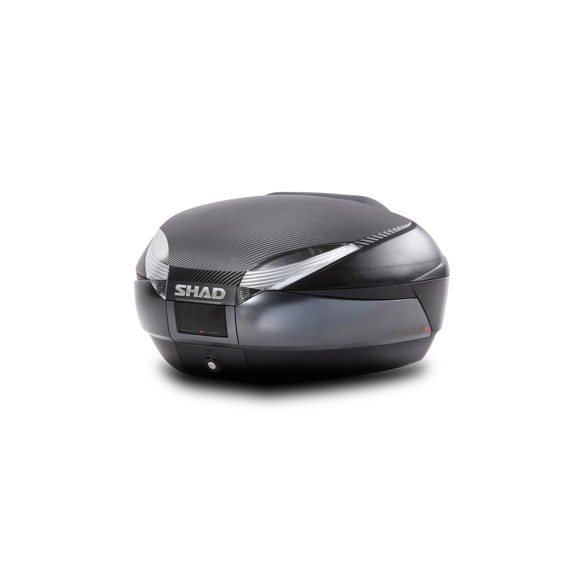 SHAD SH48 NGR/GRIS OSC PACK (TAPA CARBONO+RESPALDO) SMART LK SHAD SH48 NGR/GRIS OSC PACK (TAPA CARBONO+RESPALDO) SMART LK