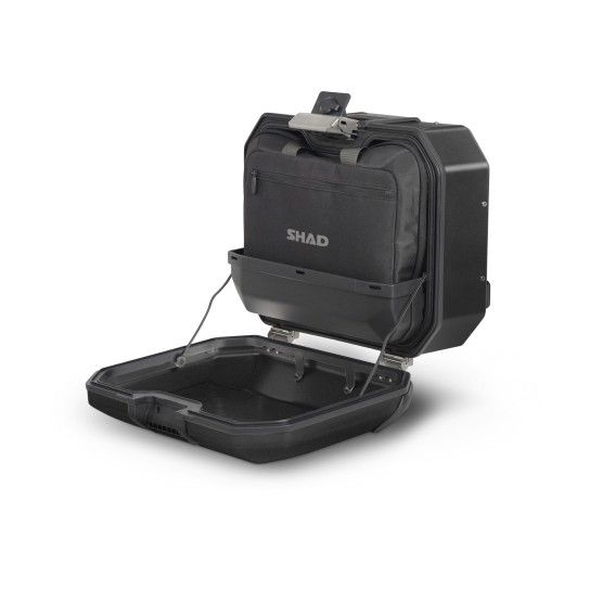 SHAD RIGHT SIDE BLACK ALUMINIUM CASE TERRA 36LT SHAD RIGHT SIDE BLACK ALUMINIUM CASE TERRA 36LT