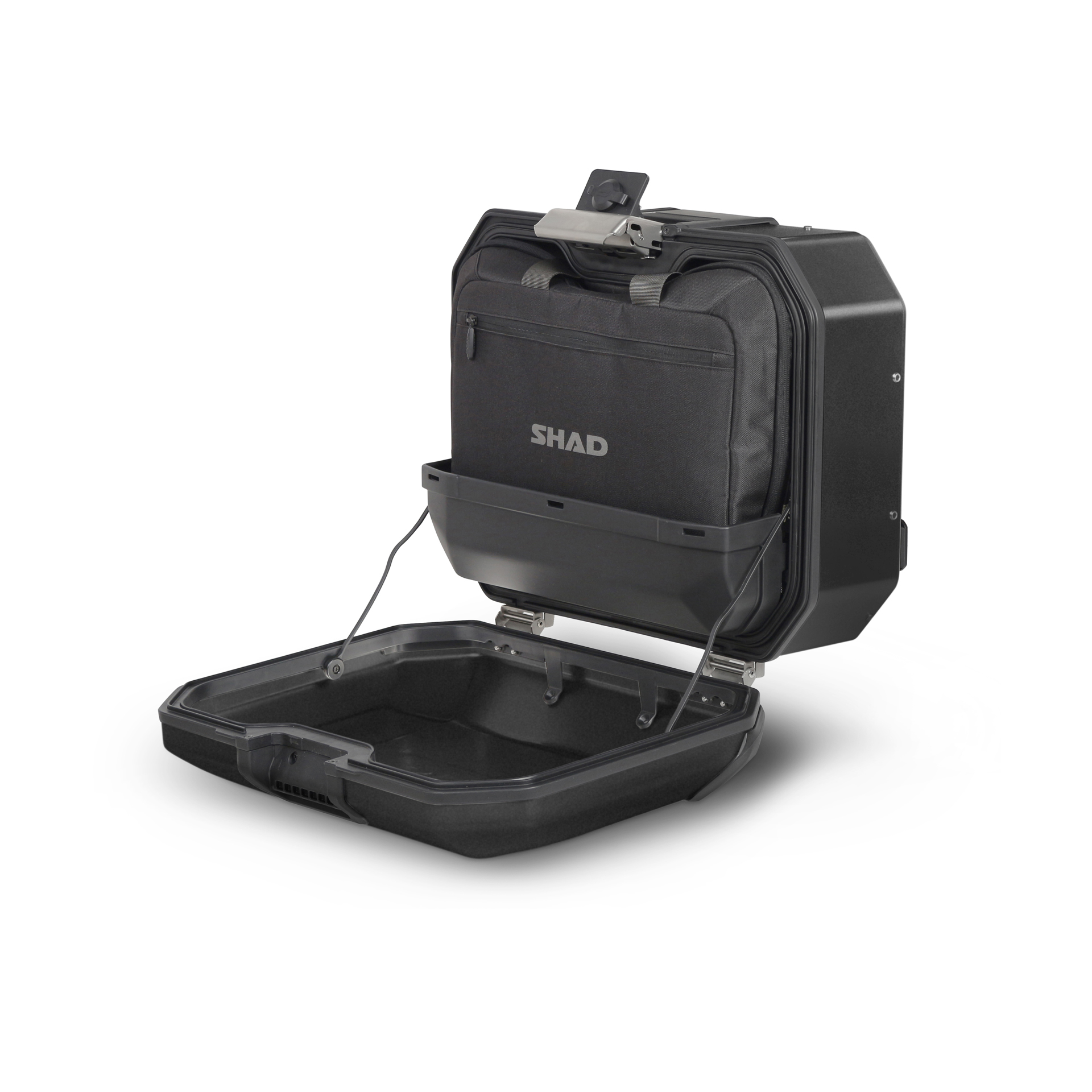 SHAD RIGHT SIDE BLACK ALUMINIUM CASE TERRA 36LT SHAD RIGHT SIDE BLACK ALUMINIUM CASE TERRA 36LT