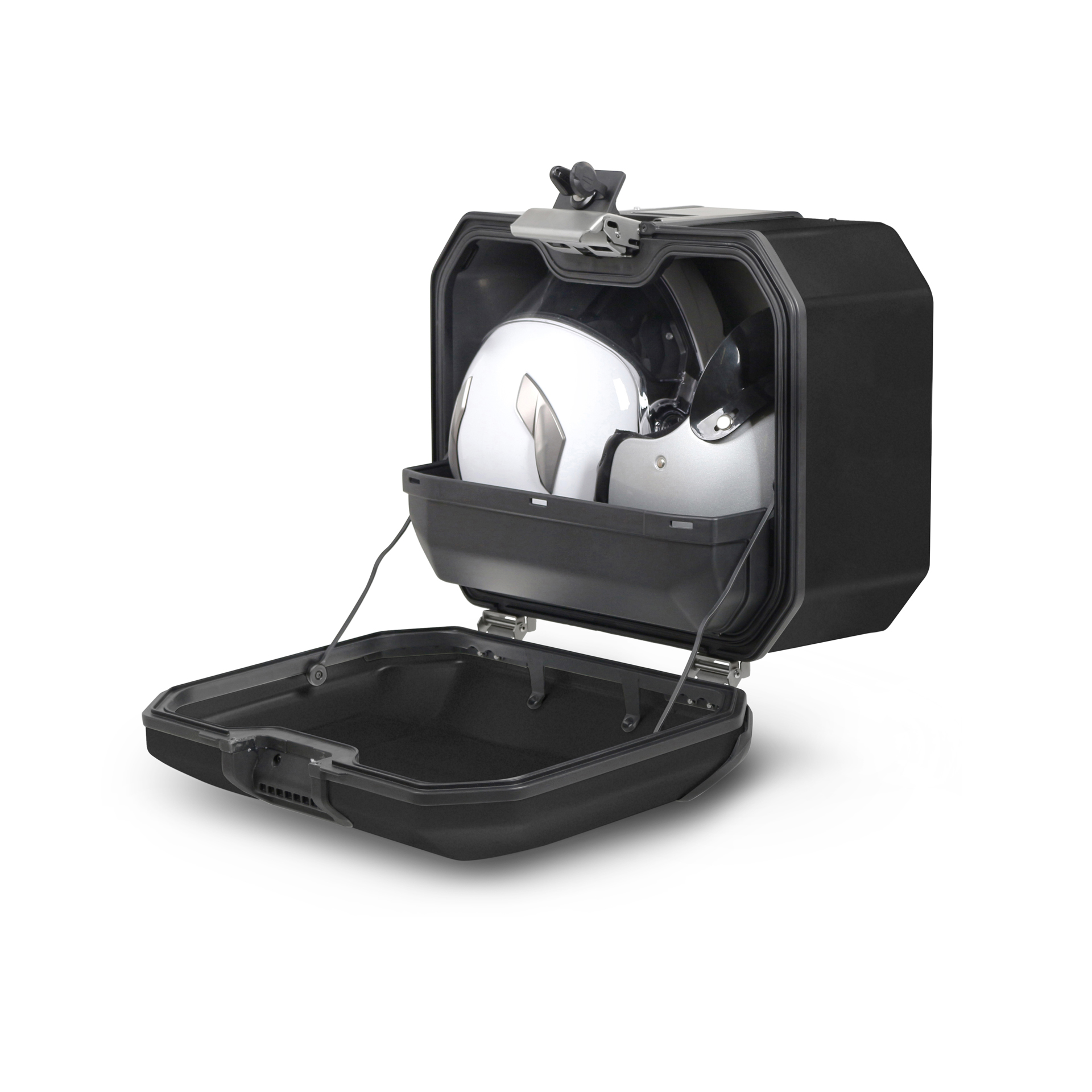 SHAD RIGHT SIDE BLACK ALUMINIUM CASE TERRA 47LT SHAD RIGHT SIDE BLACK ALUMINIUM CASE TERRA 47LT