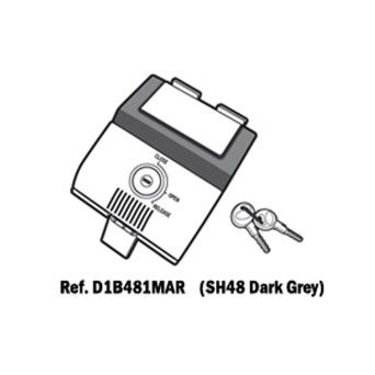 SHAD SH48 CIERRE COMPLETO (GRIS OSC)