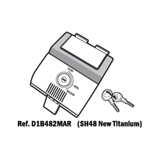 SHAD SH48 LOCK (TITANIUM)