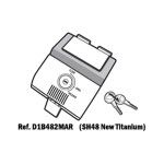 SHAD SH48 LOCK (TITANIUM) SHAD SH48 LOCK (TITANIUM)