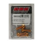 DIRT FREAK PARAFUSO TAPER M6 20mm DOURADO 4UNID DIRT FREAK PARAFUSO TAPER M6 20mm DOURADO 4UNID