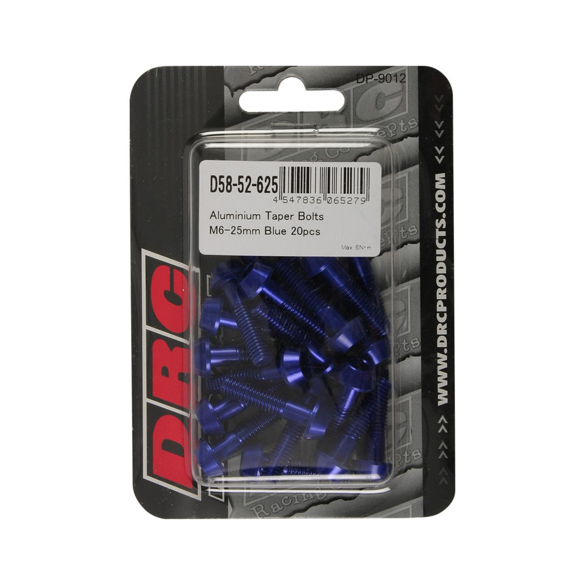 DIRT FREAK PARAFUSOS TAPER M6 25mm AZUL 20UNID DIRT FREAK PARAFUSOS TAPER M6 25mm AZUL 20UNID