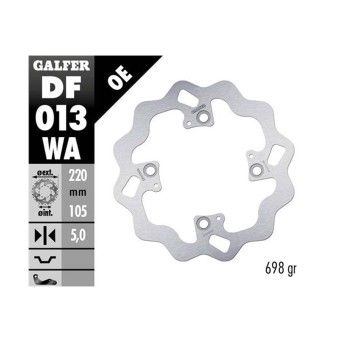 GALFER DISCO WAVE FIXED 220x5mm