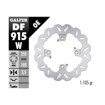 GALFER TRIUMPH DISCO FRENO TRASERO