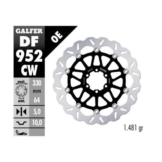 GALFER DISCO WAVE FLOATING DELANTERO